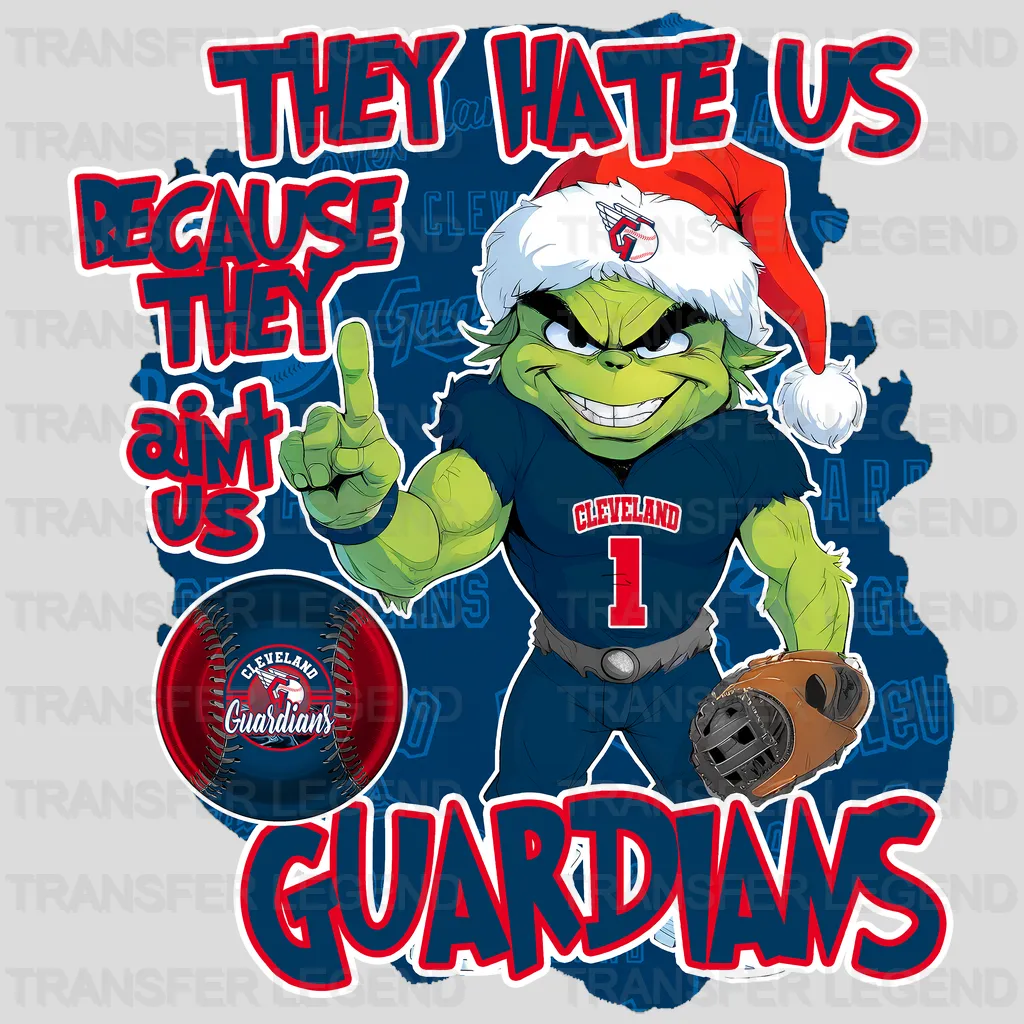 Cleveland Guardians MLB They Hate Us DTF Iron On Transfer