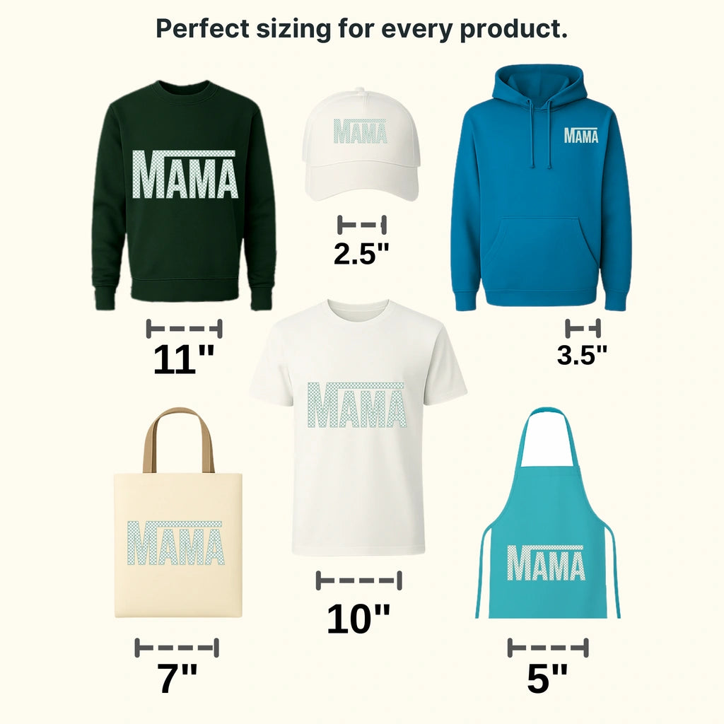 VANS MAMA Christmas Design - DTF heat transfer - transferlegend