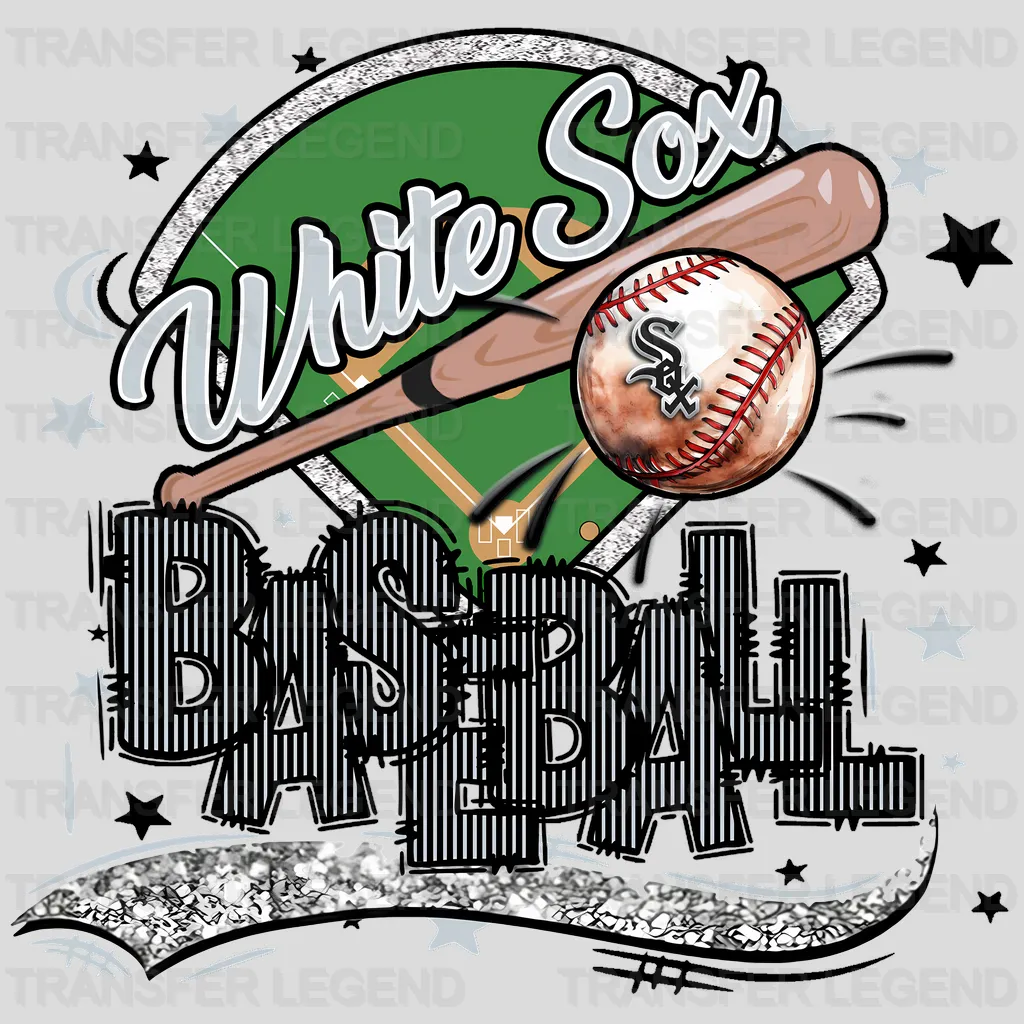 Chicago White Sox MLB Chicago White DTF Iron On Transfer