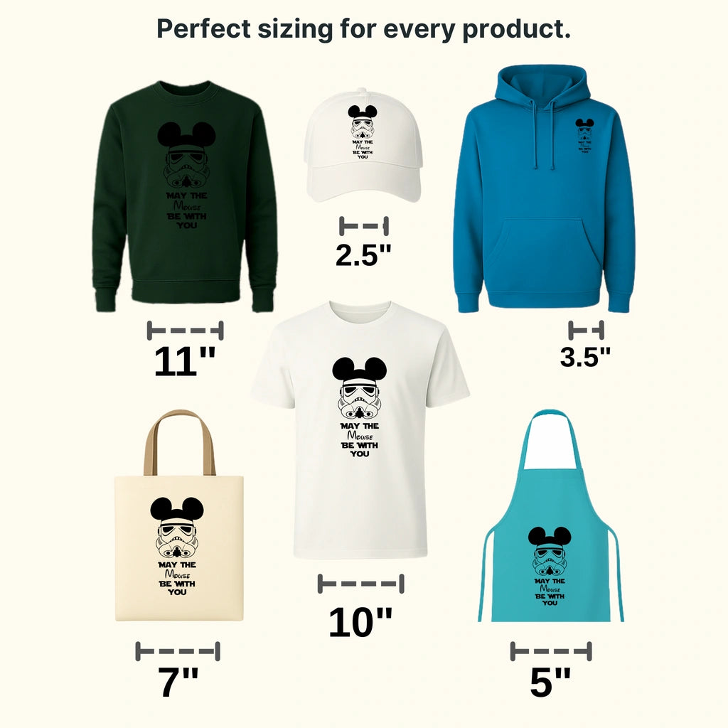 May The Mouse Be With You Mick And Mi Design - DTF heat transfer - transferlegend