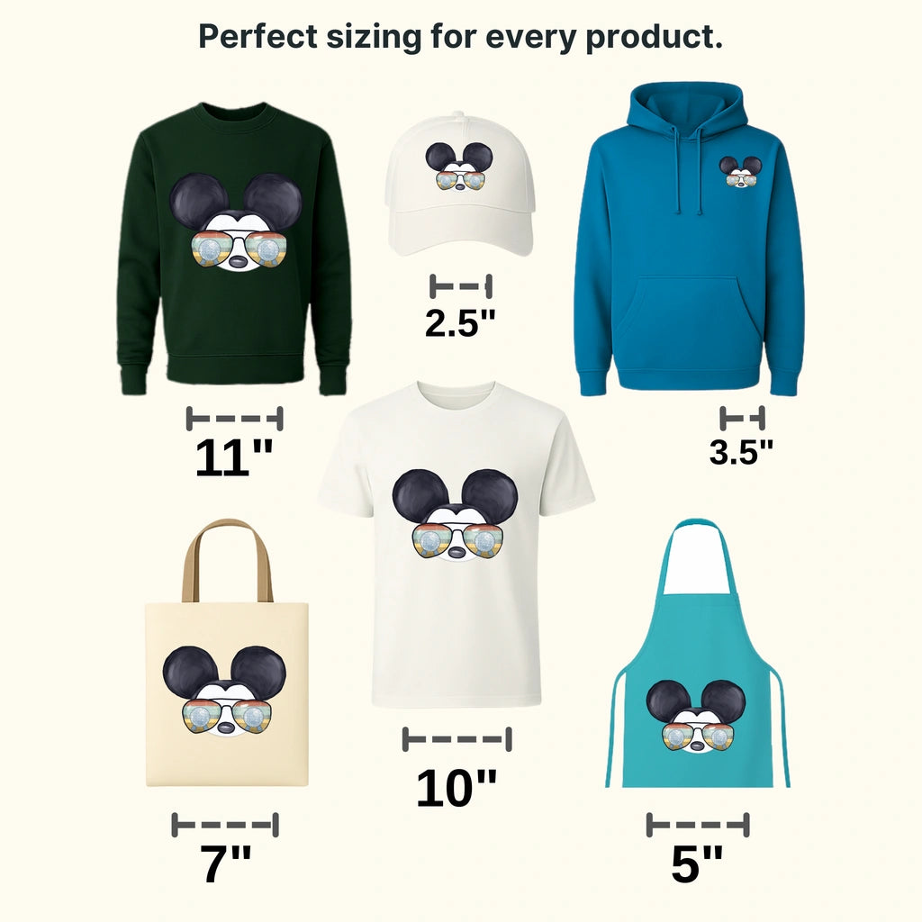 Epcot Aviator Sunglasses Design - DTF heat transfer - transferlegend