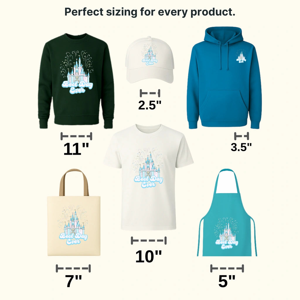 Castle Best Day Ever Design - DTF heat transfer - transferlegend