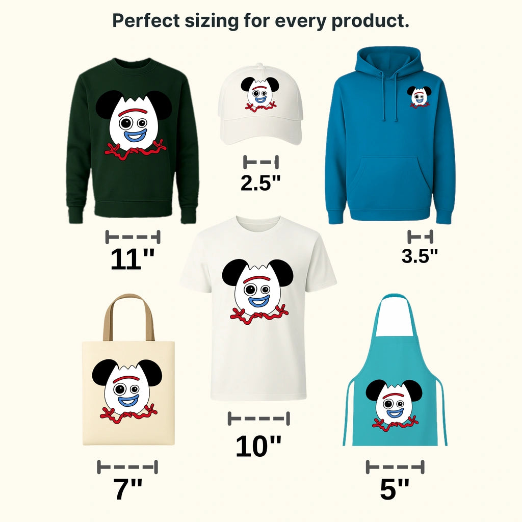 Ears Forky Design - DTF heat transfer - transferlegend