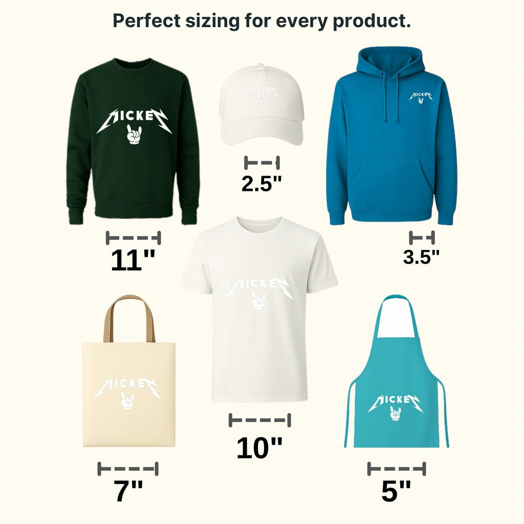 Rock And Roll Mick Design - DTF heat transfer - transferlegend