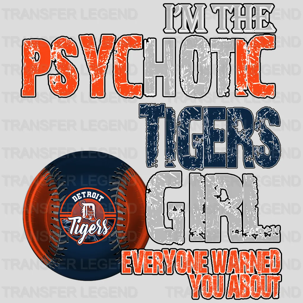 Detroit Tigers MLB In My Tigers Era DTF Iron On Transfer