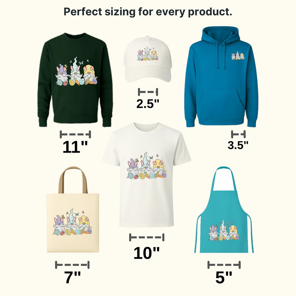 Gnomies Easter Design - DTF heat transfer - transferlegend