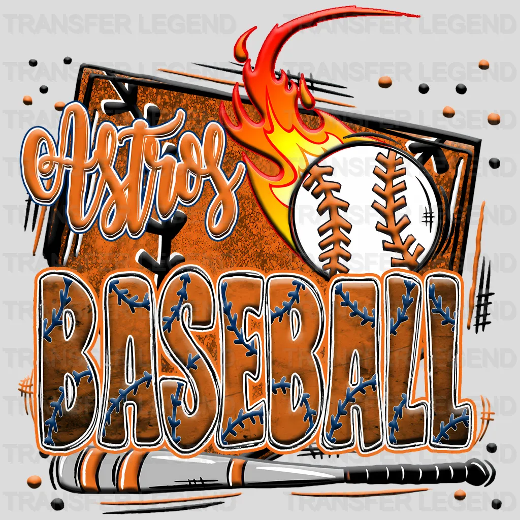 Houston Astros MLB DTF Iron On Transfer