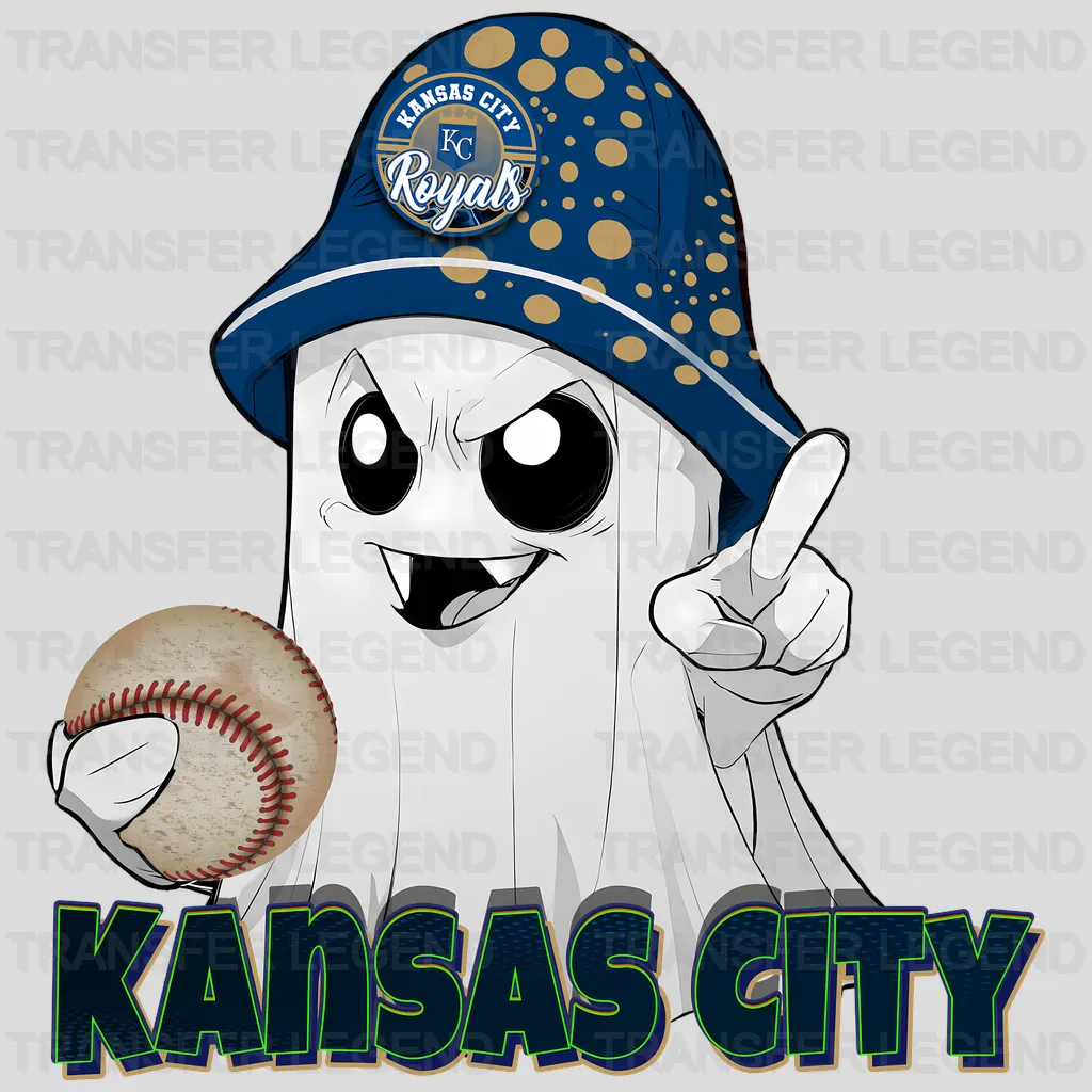 Kansas City Royals MLB Realistic Cap Hat Mockup - DTF Iron On Transfer