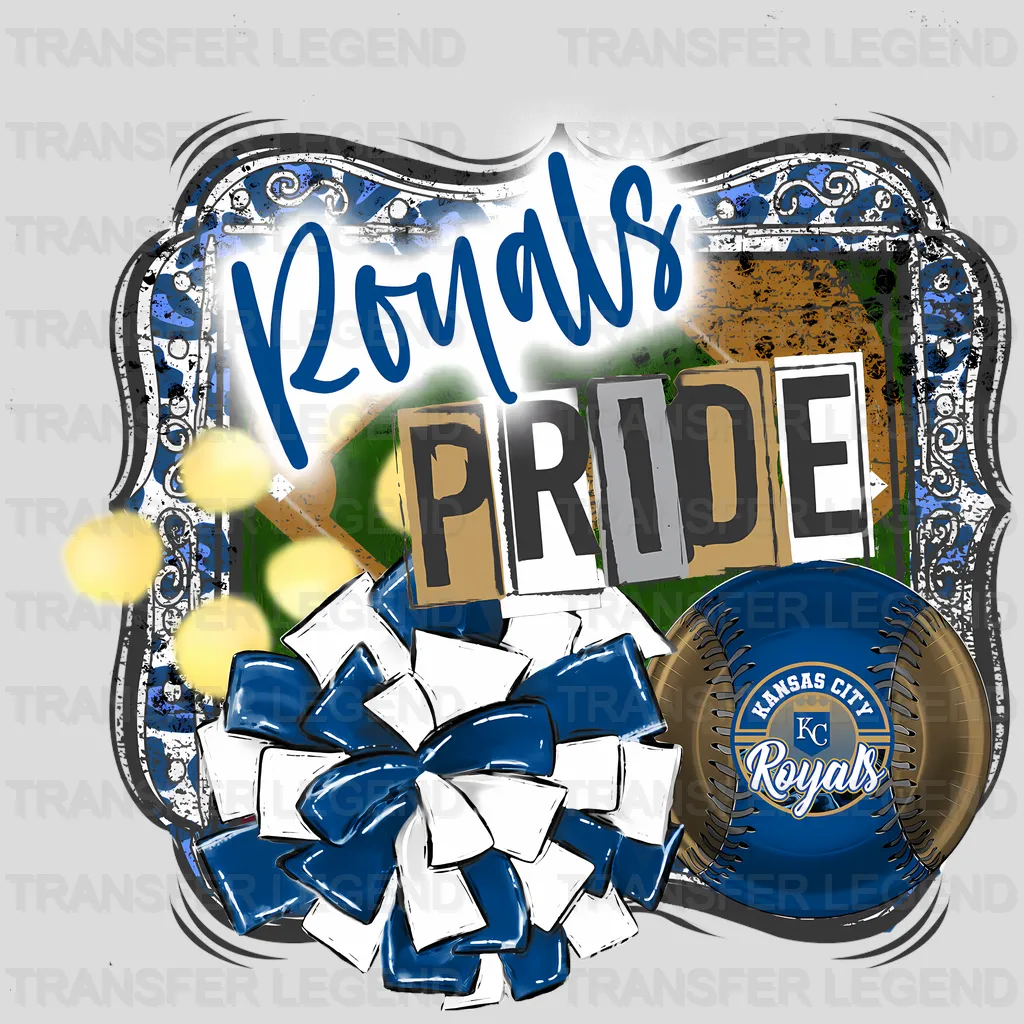 Kansas City Royals MLB Pride DTF Iron On Transfer