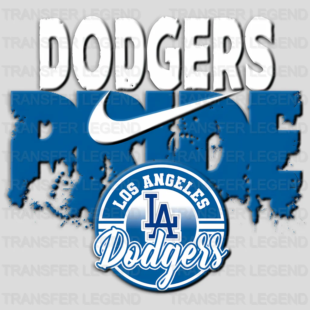 Los Angeles Dodgers MLB Pride DTF Iron On Transfer