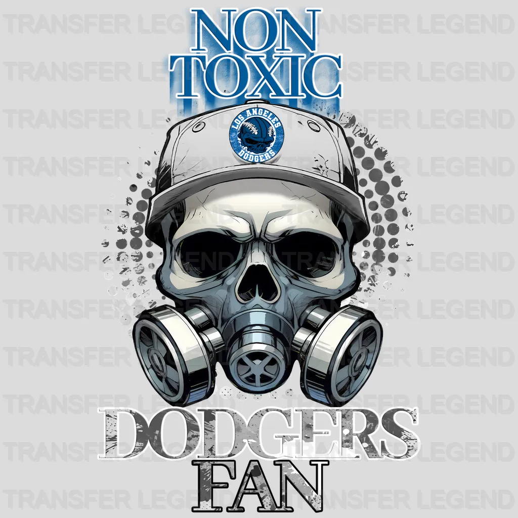 Los Angeles Dodgers MLB Los Angeles Non Toxic Fan DTF Iron On Transfer