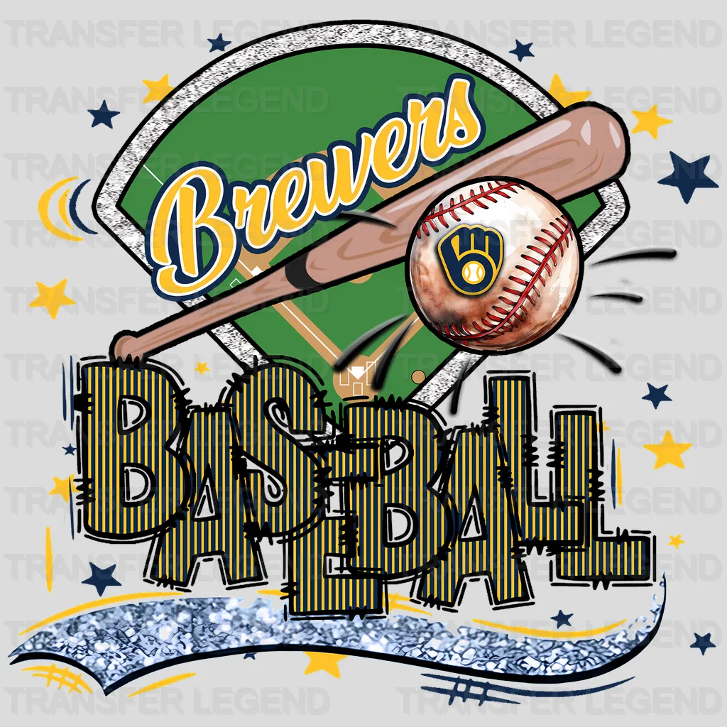 Milwaukee Brewers MLB DTF Iron On Transfer