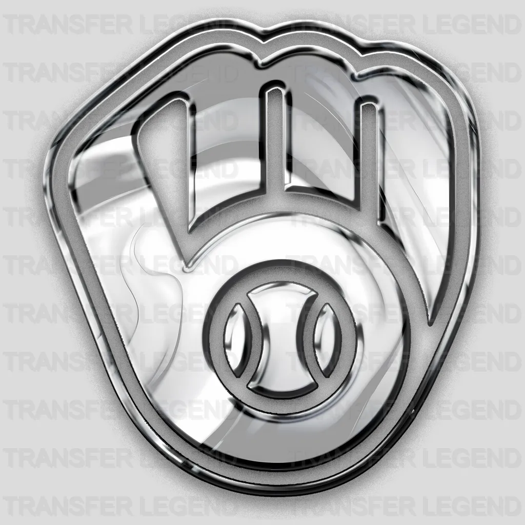 Milwaukee Brewers MLB Classic Glove Logo Emblem - DTF Iron On Transfer