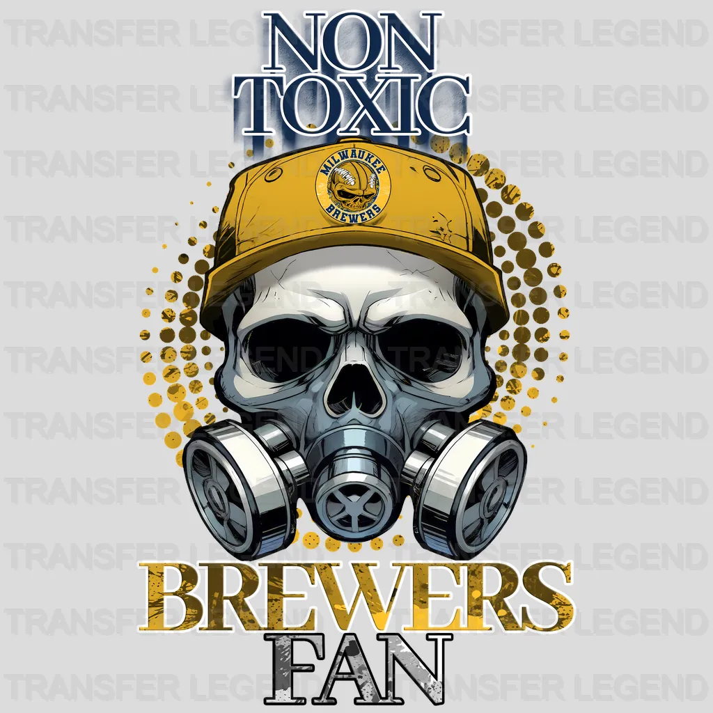 Milwaukee Brewers MLB Non Toxic Fan DTF Iron On Transfer
