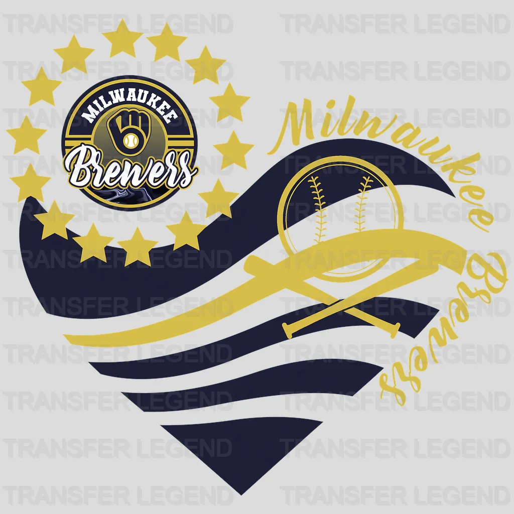 Milwaukee Brewers MLB In My Brewers Era DTF Iron On Transfer