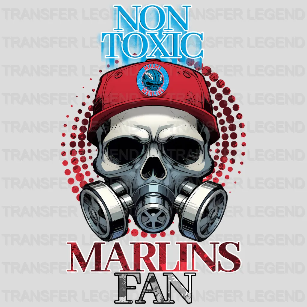 Miami Marlins MLB Non Toxic Fan DTF Iron On Transfer