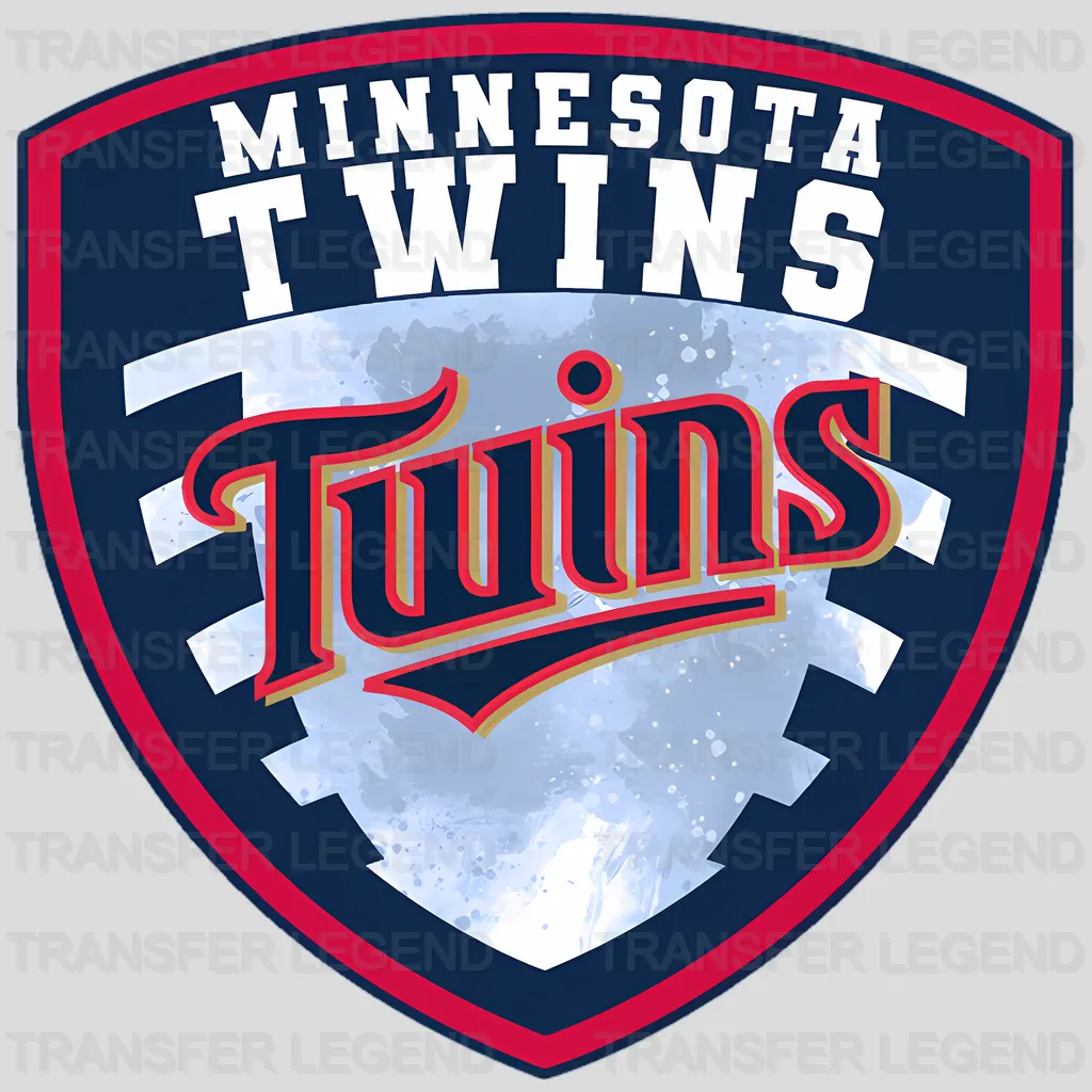 Minnesota Twins MLB Classic Shield Logo Badge - DTF Iron On Transfer
