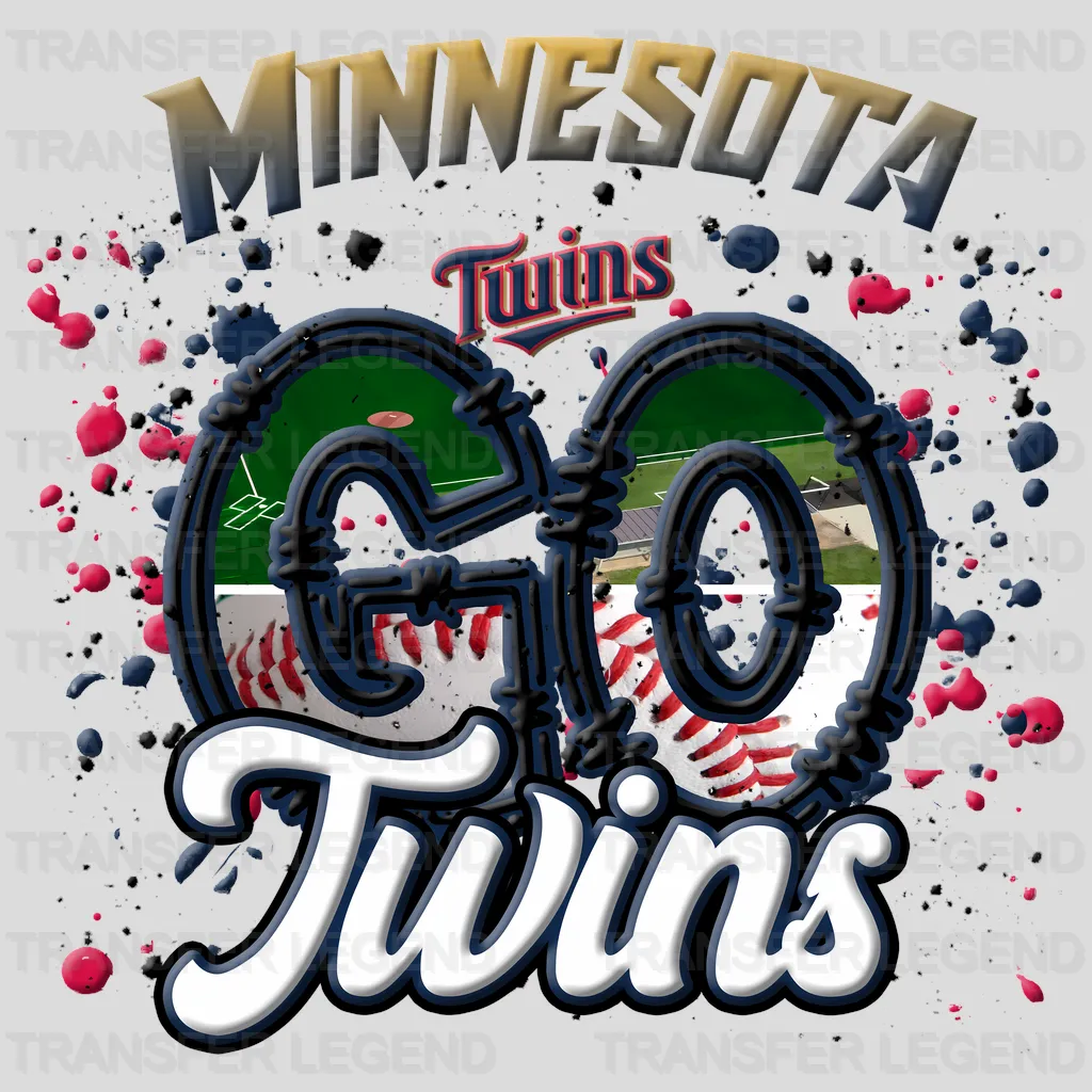 Minnesota Twins MLB Go Twins DTF Iron On Transfer