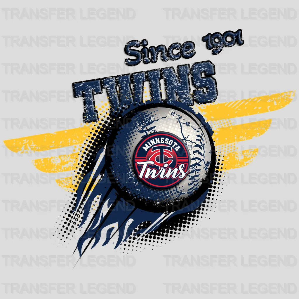 Minnesota Twins MLB Since 1901 DTF Iron On Transfer