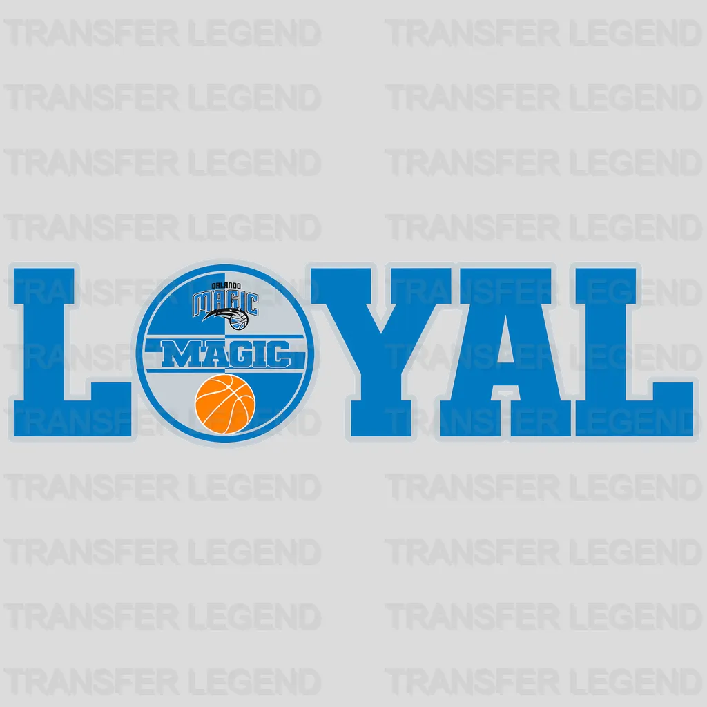 Orlando Magic NBA Loyal DTF Iron On Transfer