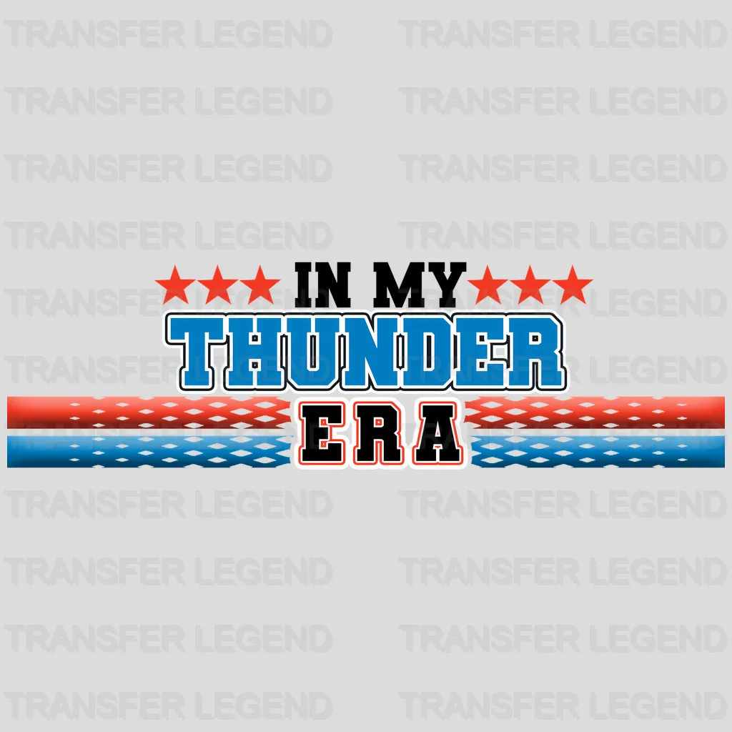 Oklahoma City Thunder NBA Oklahoma City In My Thunder Era DTF Iron On Transfer