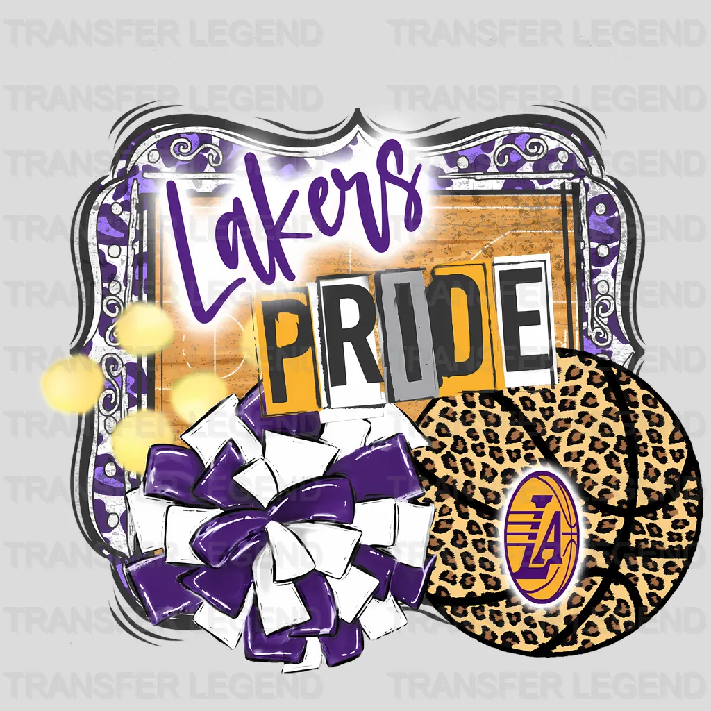 Los Angeles Lakers NBA Pride DTF Iron On Transfer