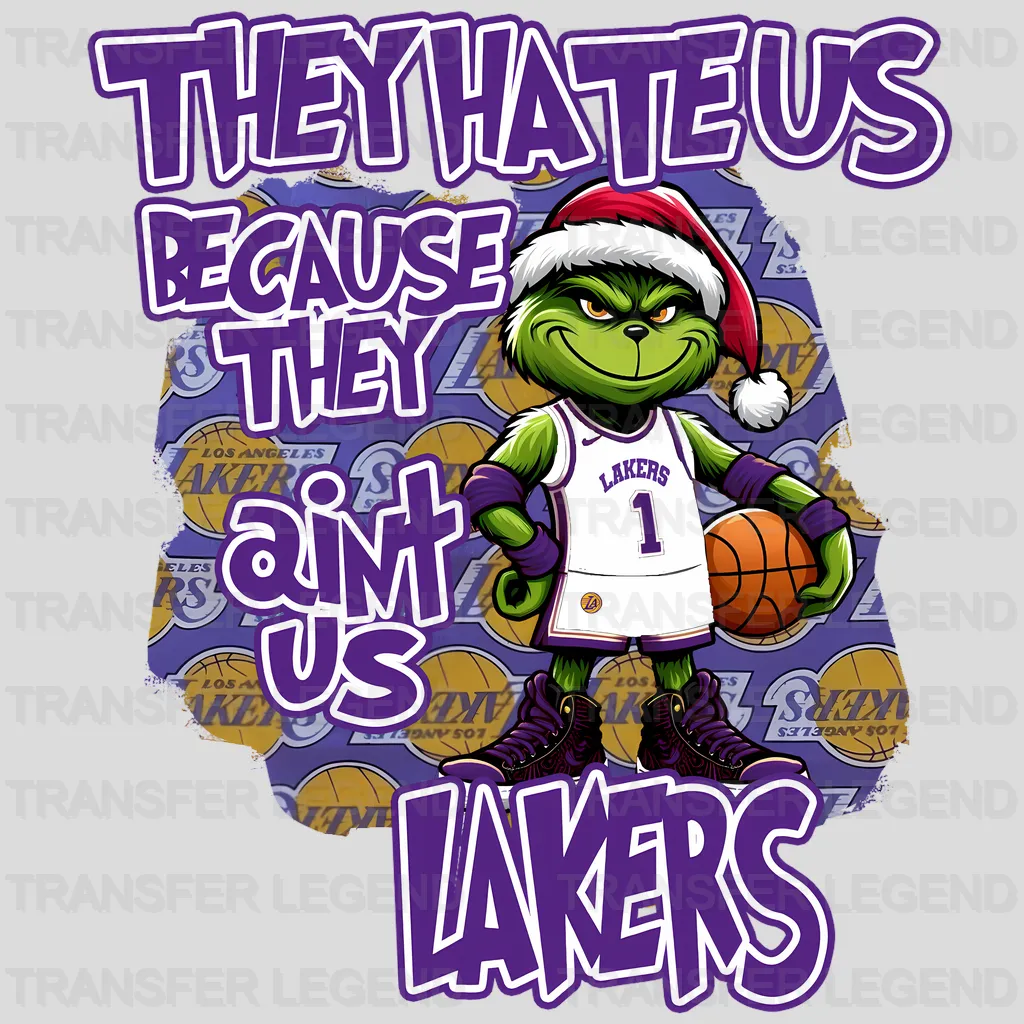 Los Angeles Lakers NBA Los Angeles They Hate Us DTF Iron On Transfer