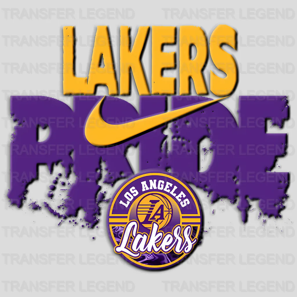 Los Angeles Lakers NBA Pride DTF Iron On Transfer