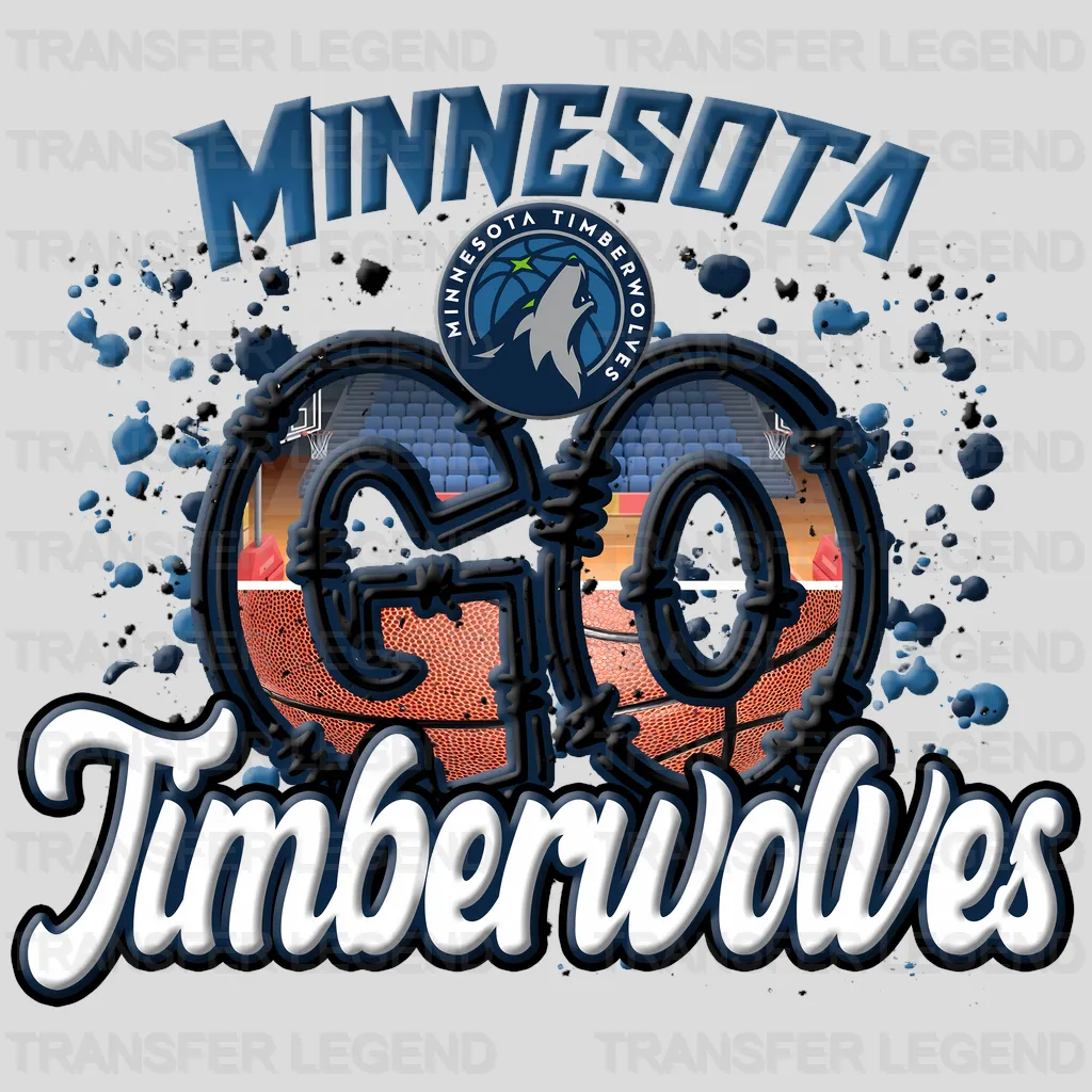 Minnesota Timberwolves NBA Go Timberwolves DTF Iron On Transfer