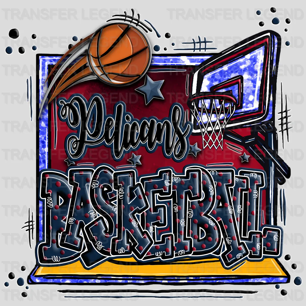 New Orleans Pelicans NBA DTF Iron On Transfer