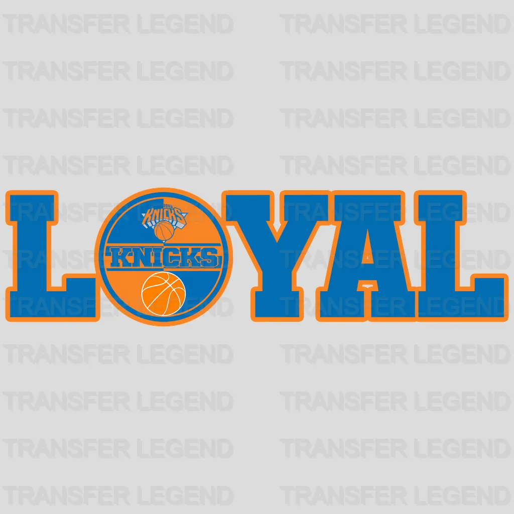 New York Knicks NBA New York Loyal DTF Iron On Transfer