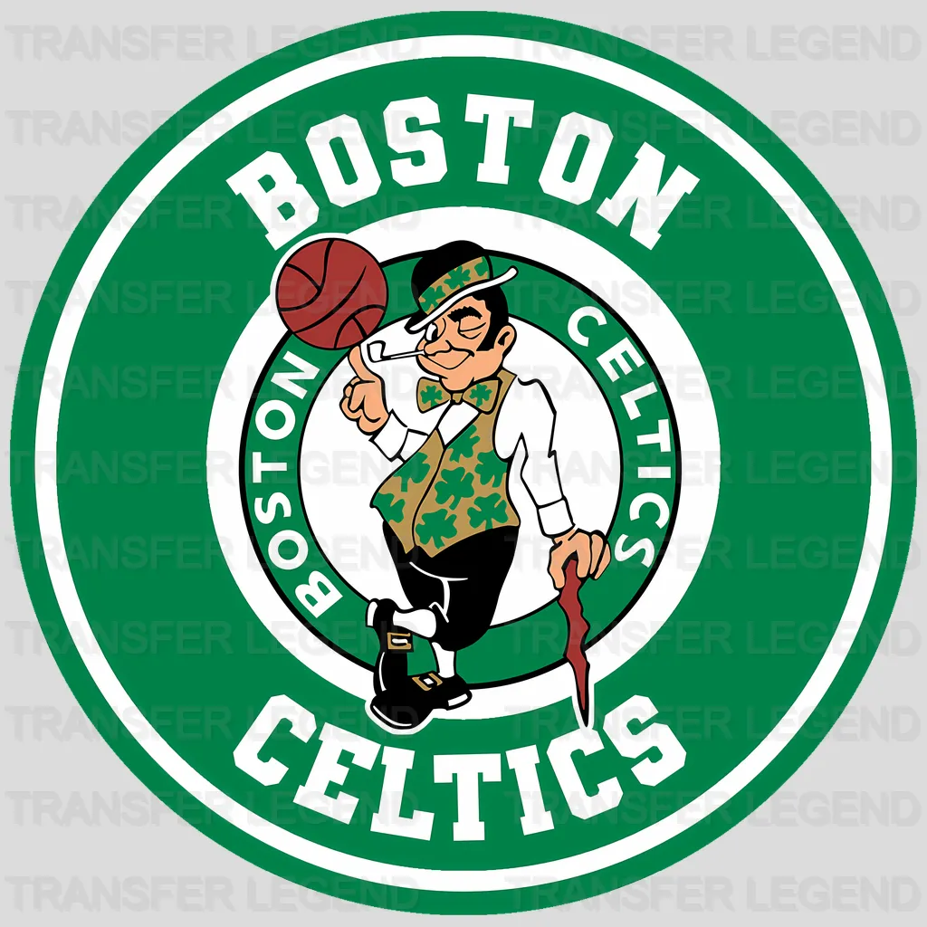 Boston Celtics NBA Primary Logo Circle Badge - DTF Iron On Transfer