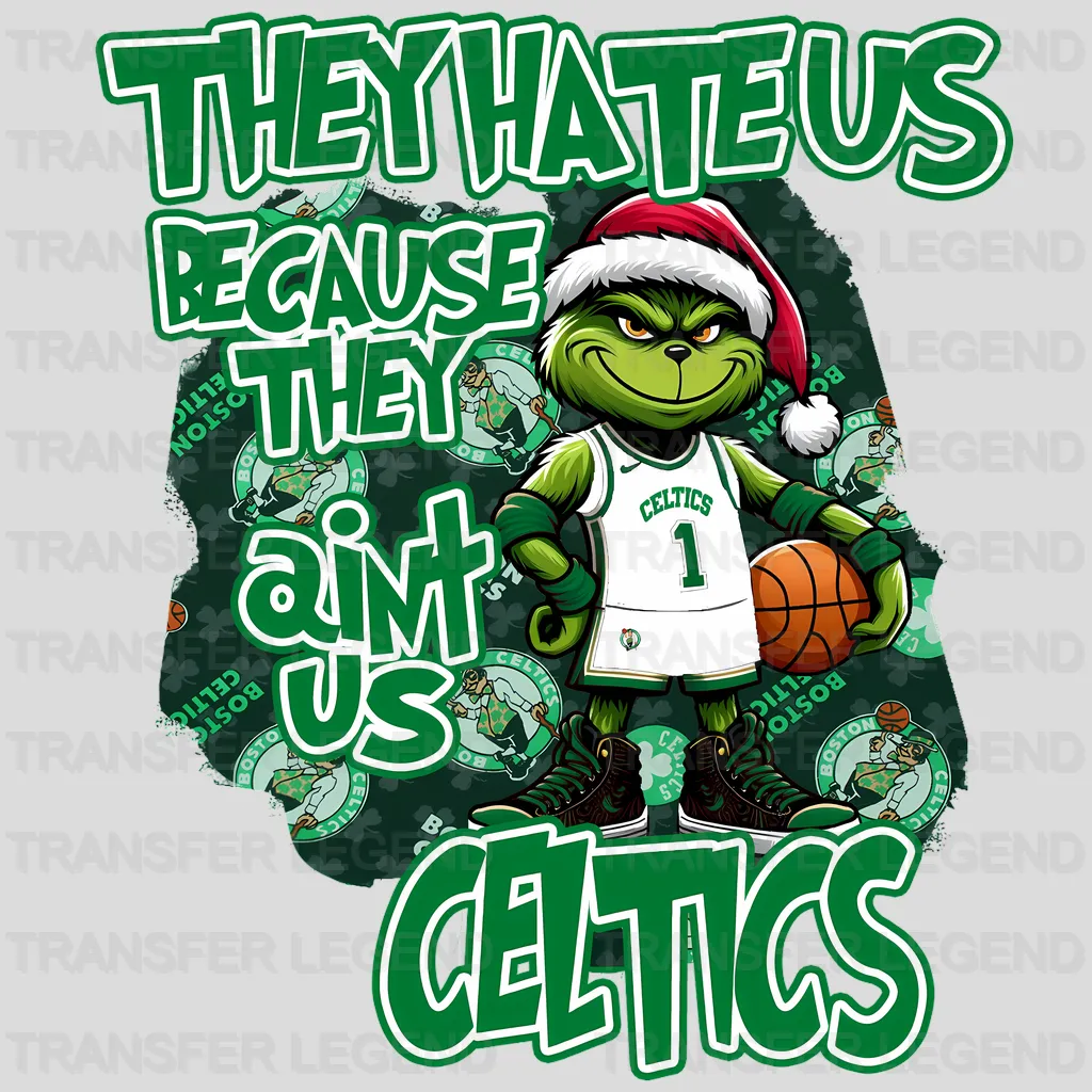 Boston Celtics NBA They Hate Us DTF Iron On Transfer