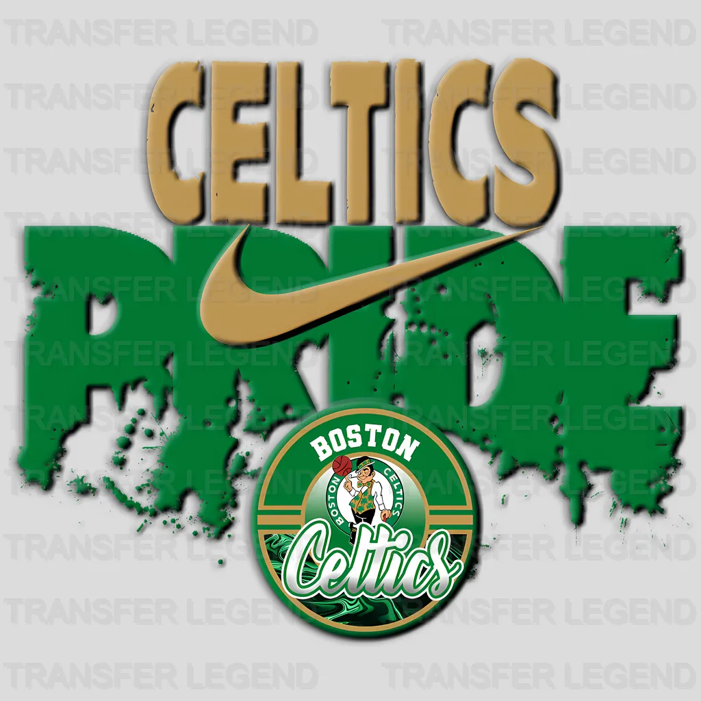 Boston Celtics NBA Celtics Pride DTF Iron On Transfer