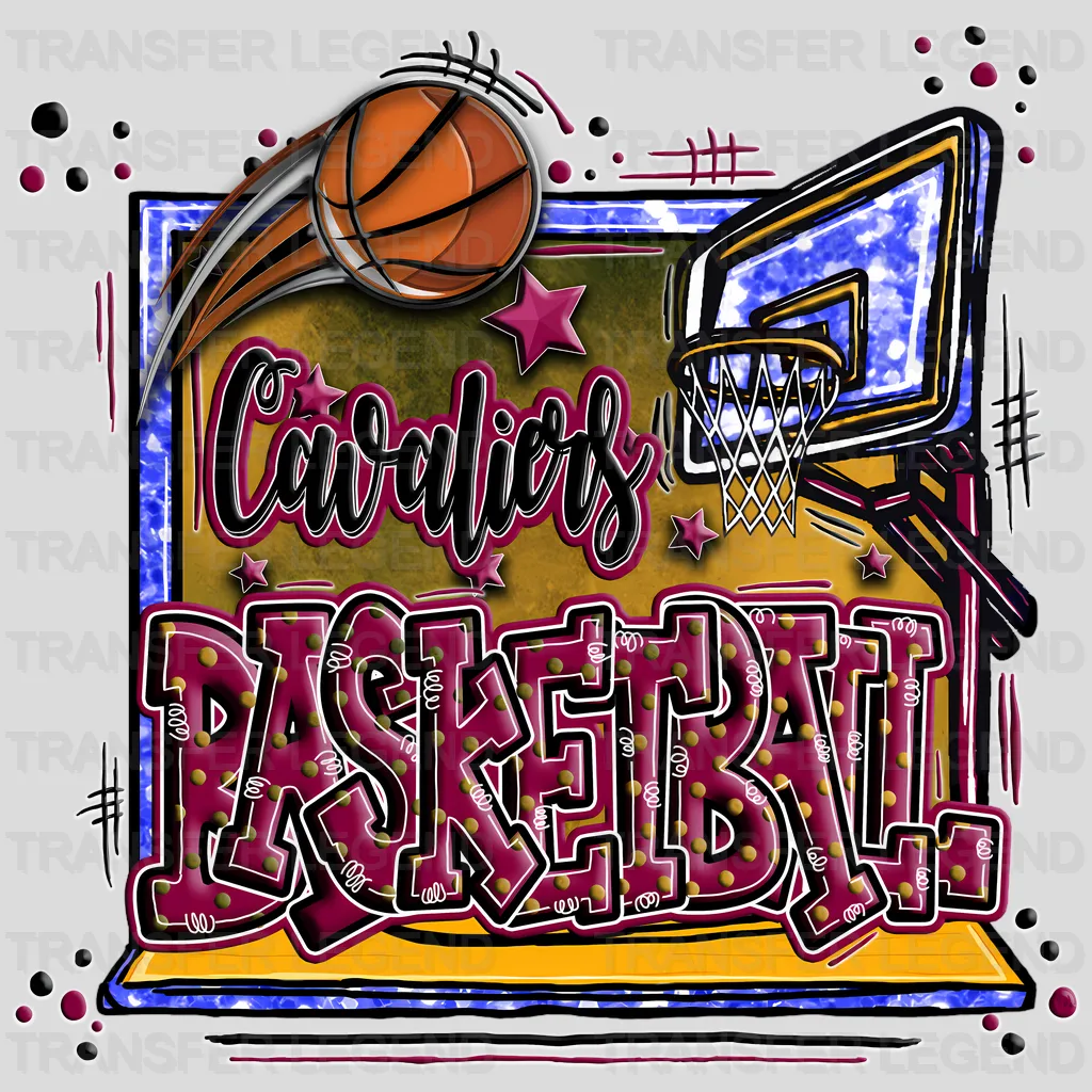 Cleveland Cavaliers NBA Graffiti Art - DTF Iron On Transfer
