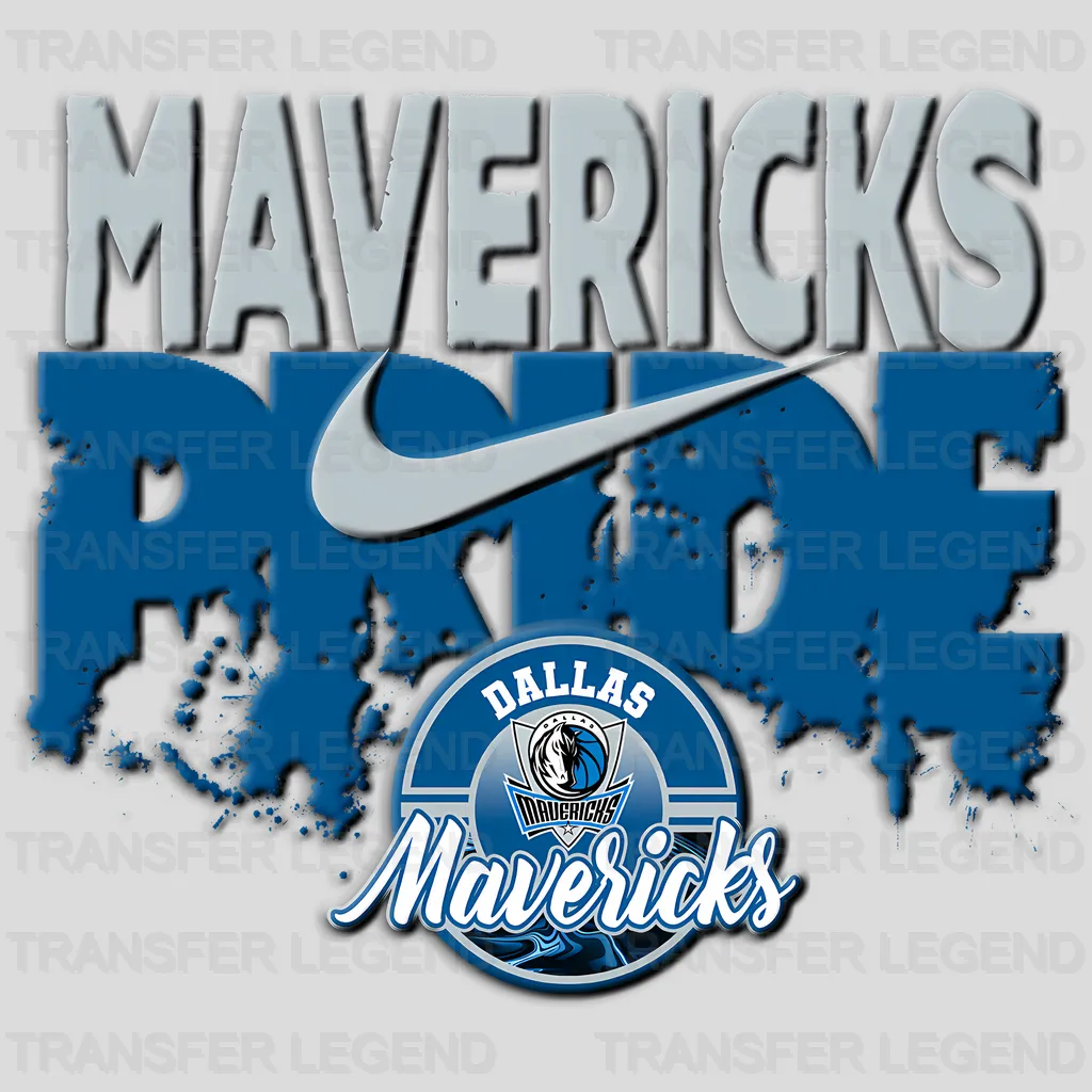 Dallas Mavericks NBA Mavericks Pride DTF Iron On Transfer