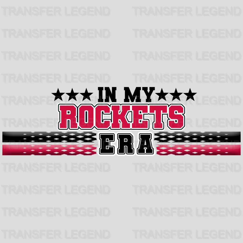 Houston Rockets NBA In My Rockets Era DTF Iron On Transfer