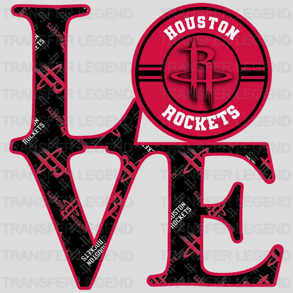 Houston Rockets NBA Excellence Since 1967 DTF Iron On Transfer