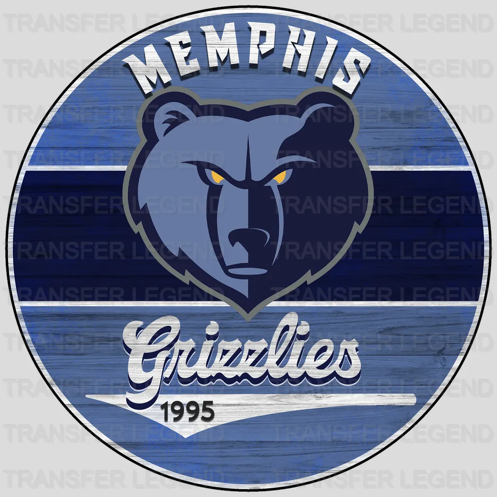 Memphis Grizzlies NBA Est 1995 DTF Iron On Transfer