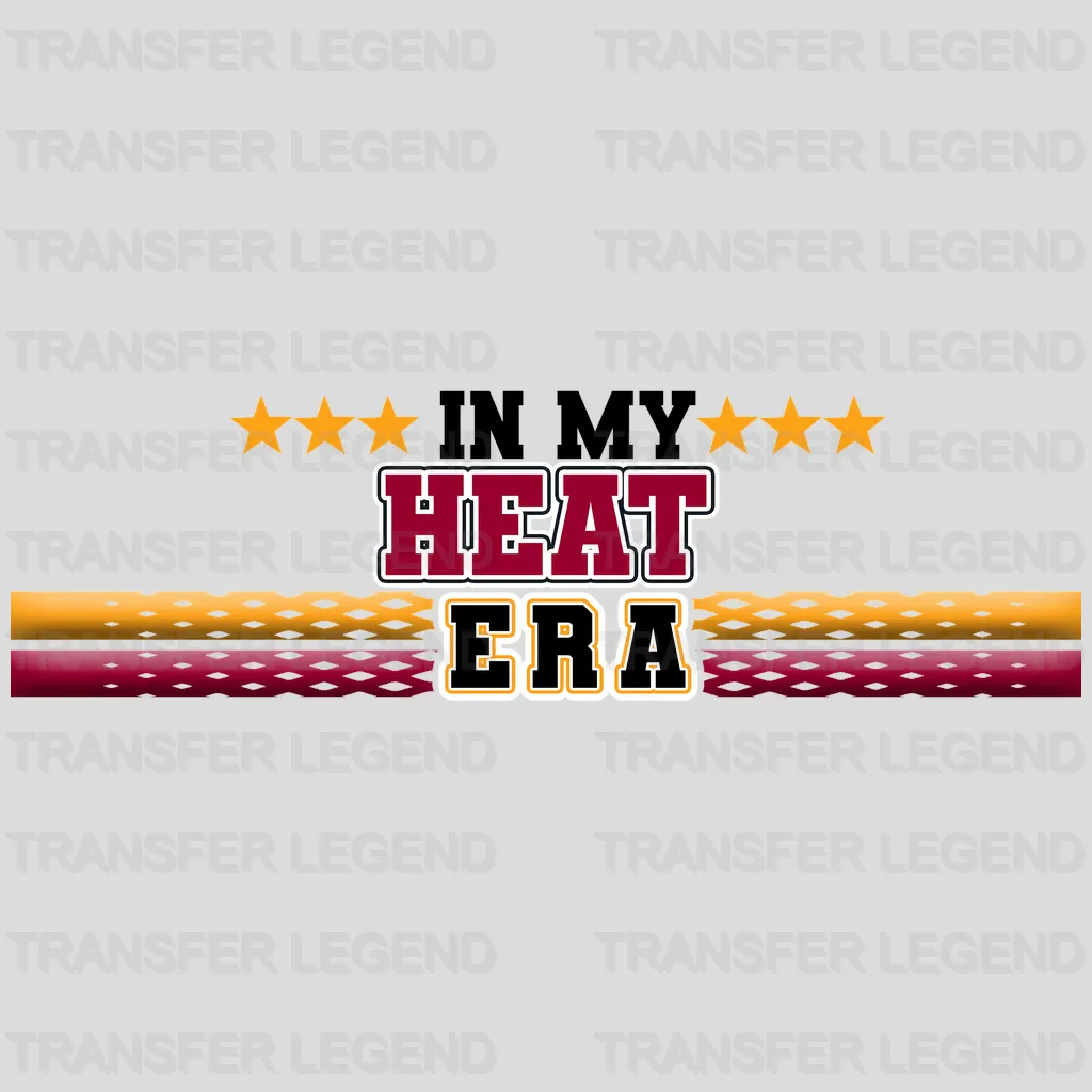 Miami Heat NBA In My Era DTF Iron On Transfer