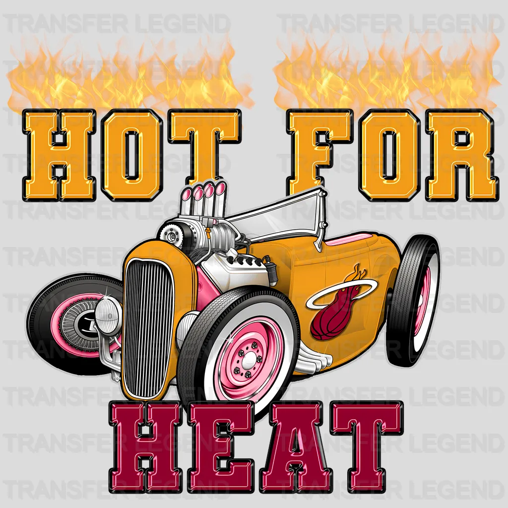 Miami Heat NBA Hot For DTF Iron On Transfer