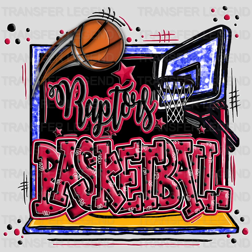 Toronto Raptors NBA Graffiti Art - DTF Iron On Transfer