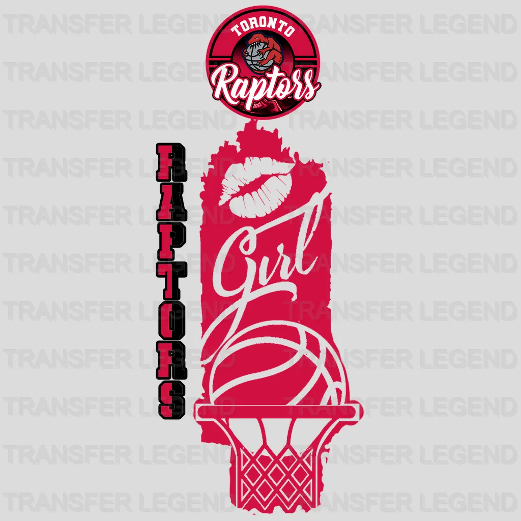 Toronto Raptors NBA Raptors Girl DTF Iron On Transfer