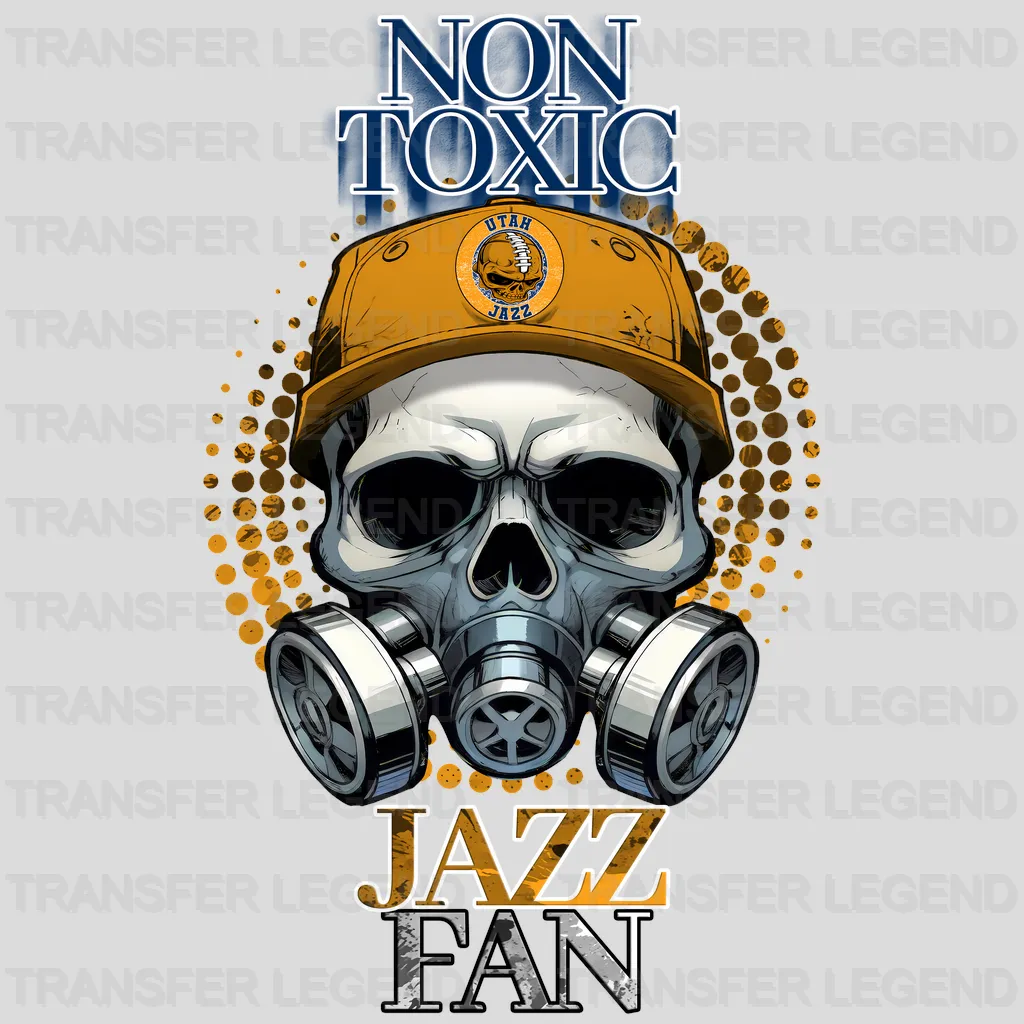 Utah Jazz NBA Non Toxic Fan DTF Iron On Transfer