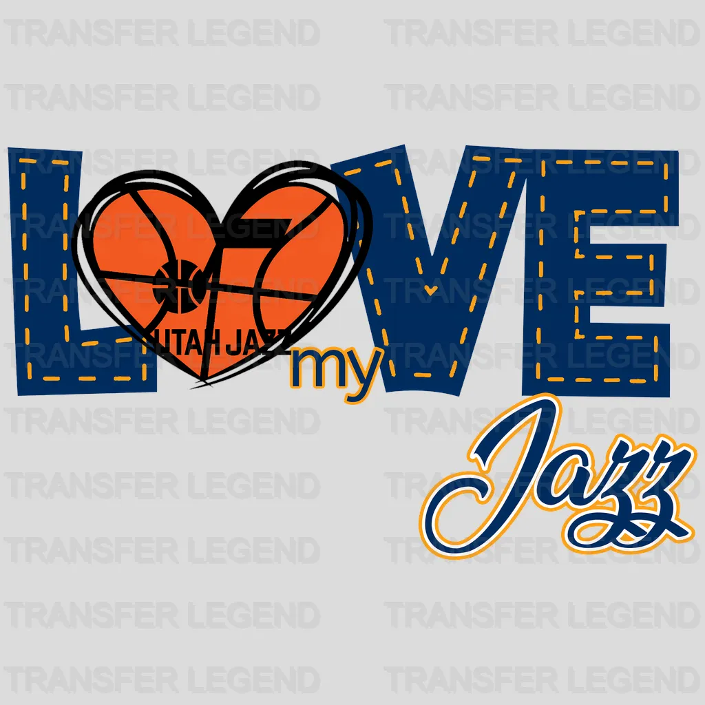 Utah Jazz NBA In My Jazz Era DTF Iron On Transfer