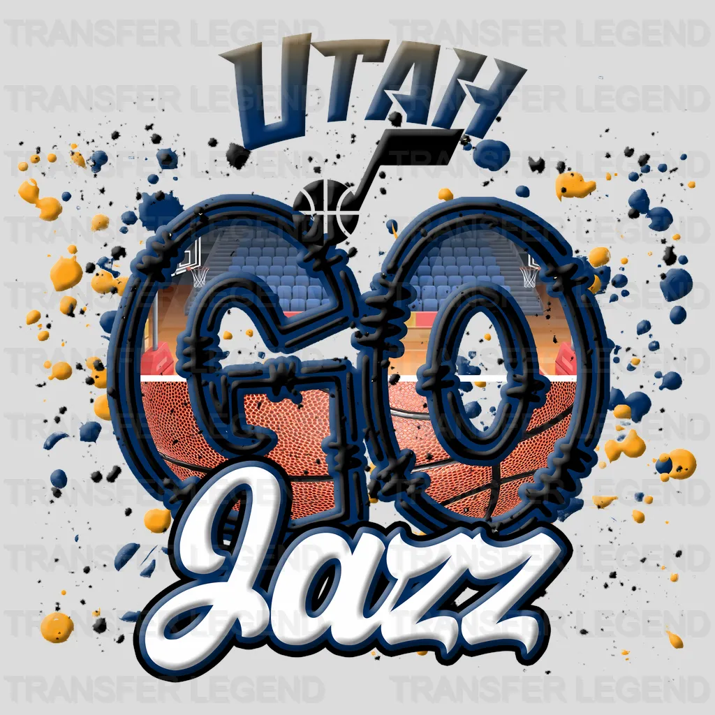 Utah Jazz NBA It'S In My Dna DTF Iron On Transfer