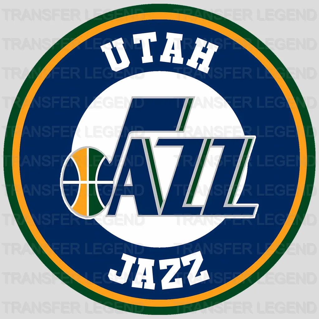 Utah Jazz NBA Coffee Logo Parody Emblem - DTF Iron On Transfer