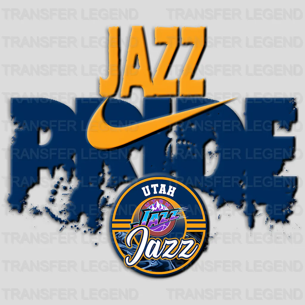 Utah Jazz NBA Jazz Pride DTF Iron On Transfer
