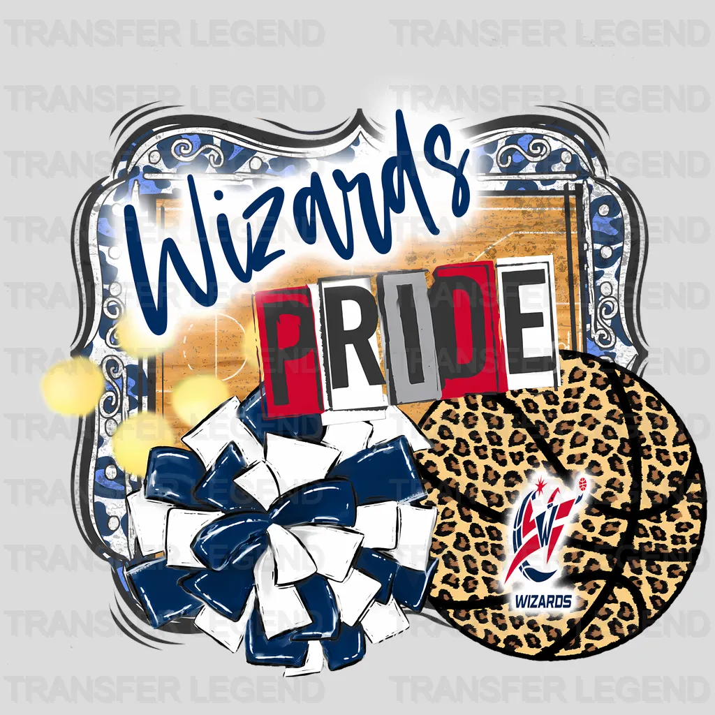 Washington Wizards NBA Wizards Pride DTF Iron On Transfer