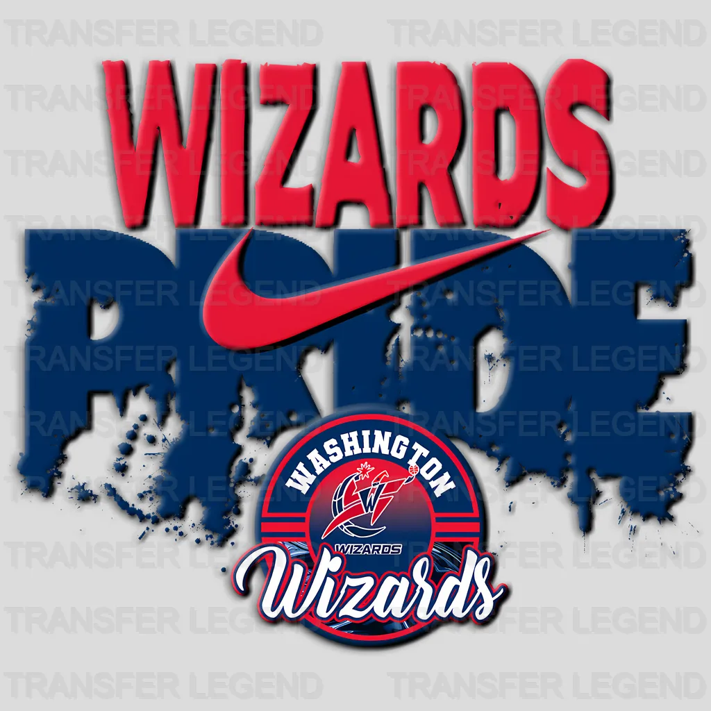 Washington Wizards NBA Wizards Pride DTF Iron On Transfer